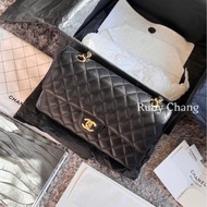 Chanel Classic Flap Bag（CF25) 黑金款中號