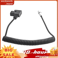 D-Tap to BMPCC 4K 6K Spring Power Supply Cable Camera Power Supply Cable for  Pocket Cinema Camera