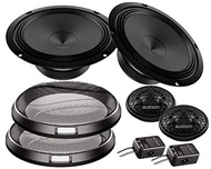APK165-Ohm2 Audison Prima 6.5" 300W Component Speakers Tweeters Crossovers
