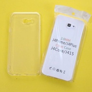 YKCS 0360 samsung J4+ J4prime J4plus J4core J415 TPU soft case jelly clear 2.0 mm thick