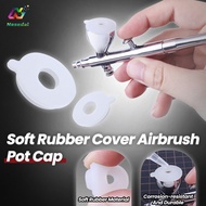 Ustar Soft Rubber Airbrush Cover Cap Splash Proof Leak Proof for S130 KP45 PS289 High Elasticity Qui
