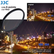 JJC Lọc Ngôi Sao 4 6 8 điểm hướng biến HD kính quang học Starburst bộ lọc cho máy Canon Nikon Sony F