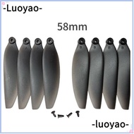 LUOYAO1 Folding Propeller Blades, Universal Plastic Remote Control Drone Parts, 58mm/66mm Black Quad