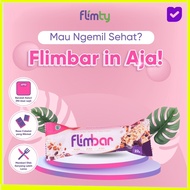 Flimbar (Healthy Snack) by Flimty - 1 Bar Cobain First! Bpom HALAL OFFICIAL ORIGINAL ORIGINAL
