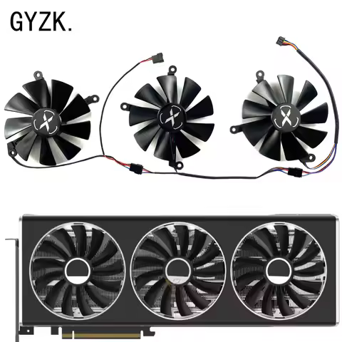 New For XFX Radeon RX7900 7900XT Speedster QICK/MERC Graphics Card Replacement Fan