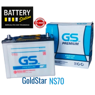 Aki Mobil Basah Subaru Legacy Isuzu Phanter Aki Genset GS Premium NS70 GS NS 70 Goldstar Aki basah K