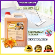 UNI Drakya 5L / Pewangi Mop Lantai / Pencuci Lantai / Air freshener, Disinfectant Bilik Air Tandas W