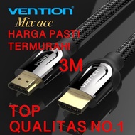 Vention 3m B05 Hdmi Cable 3m High Speed Nylon Braided Hdmi V2.0 4k