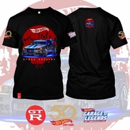 Nissan GTR Skyline R34 City Hotwheel 50th Anniversarry T-shirt Big size Hypebeast Streetwear baju le