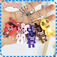 SHOOGEL FNAF Keychain, Five Night At Fredys Kawaii Animal Bear Keychain, Creativity PVC Cartoon Back