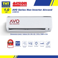 Acson (1.0HP) Avo Series Wall Mounted R32 Non Inverter  A3WM10N/A3LC10F