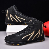 Hot-selling Boxing Shoes Sanda Fighting Training Shoes Wrestling Shoes Sports Shoes High-top Boxing 