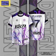 [Free Custom] Original - Purple Classic Futsal Football Baju Jersey Custom Name Volta Jersey