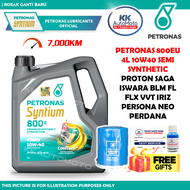 Petronas International Syntium 800 EU Semi Synthetic 10W40 10W-40 4L Engine Oil Minyak Hitam Proton Oil Filter PW811577