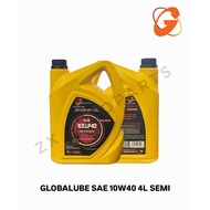 GLOBALUBE ENGINE OIL SAE 10W40 SEMI SYNTHETIC 4L API SP/CK-4
