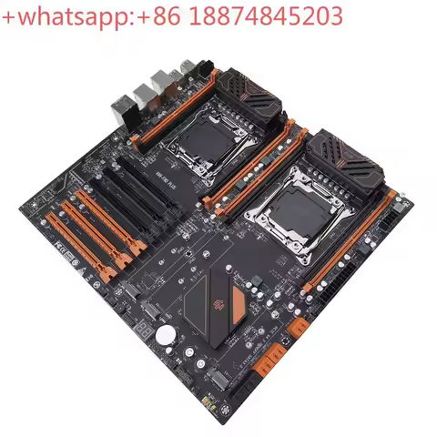 1PCS x99-F8D PLUS dual motherboard DDR4 memory quad channel desktop computer server