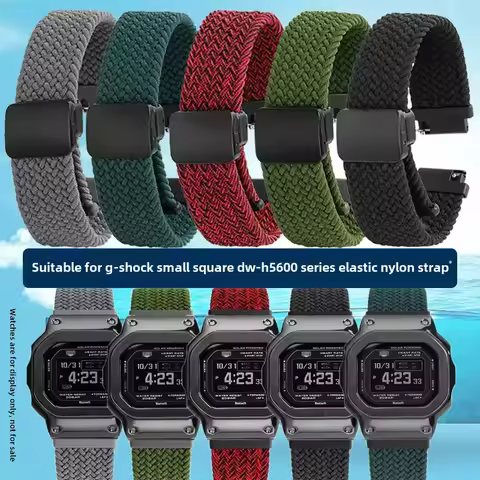 Elastic nylon DWH5600 men Watch Quick release Watchband For Casio DW-H5600 dw h5600 Magnetic buckle 