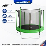 Mamakiddies Large Jumper Trampoline With Net for Kids & Adult (8ft/Max Capacity 100kg)