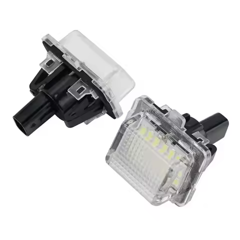 2pcs For Benz C CLA E S SL Class W204 W205 W216 W218 W212 W221 W231 R231 W222 White LED Number Licen