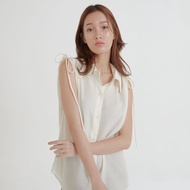 พร้อมส่ง SAC.BKK เสื้อแขนกุด รุ่น BOW SHOULDER TOP