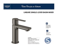 GROHE LINEAR Single Lever Basin Mixer Tap -XS Size (Hard Graphite)