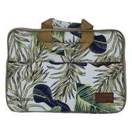 Canvas patterned laptop bag - laptop tote bag - 13 & 14 inch laptop bag