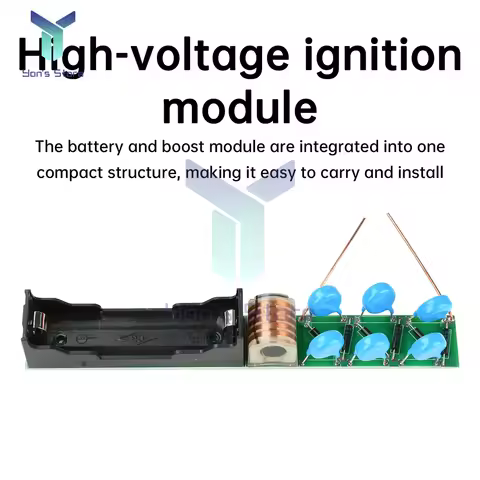 3.7V Ignition Coil Booster 40KV High Voltage Step Up Transformer arc Pulse Hipot Generator Inverter 
