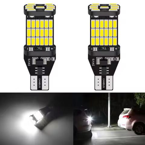 2pcs T15 T16 Canbus 921 W16W LED Bulb Car Backup Reverse Lights for Audi A4 B8 B6 A3 8P RS5 A6 C5 C6