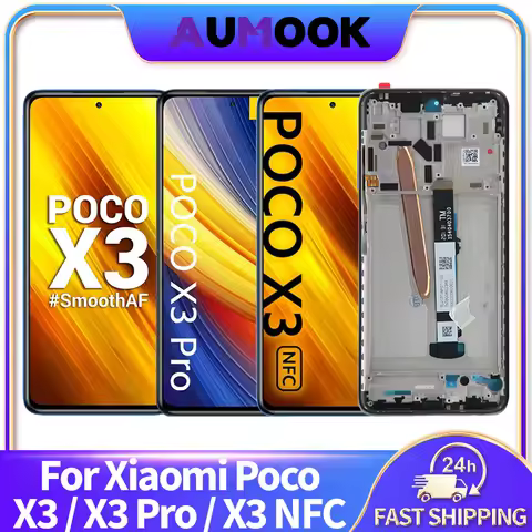 6.67" LCD Display For Xiaomi POCO X3 POCO X3 PRO X3 NFC Touch Screen Digitizer Assembly MZB07Z0IN M2