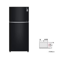 (零利率+拆箱定位) LG 525公升變頻雙門冰箱 鏡面曜石黑 GN-HL567GBN