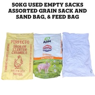 SAKO (SACK) 50kg ASSORTED Grain Sack and Sand Bag, & feed bag