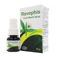 💕 Ravephis Fresh Mouth Spray ราวีฟิส เฟรช เมาท์ สเปรย์ ฟ้าทะลายโจร อาการเจ็บคอ ระงับกลิ่นปาก ขนาด 15 ml  [ราคาถูกที่สุด]