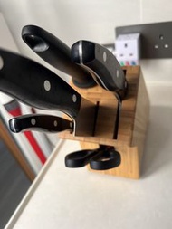 德國孖人牌 ZWILLING Point Silver 刀座套裝6件