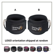 Adjustable Padded Ankle Cuffs with D‐Ring, Cable Machine Ankle Straps for Glute Kickbacks, Leg Abduc