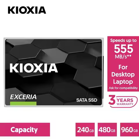 KIOXIA EXCERIA SATA SSD 240GB 480GB 960GB SSD Internal Solid State Disk For Laptop Desktop PC TLC 2.