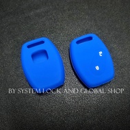 กรอบกุญแจ ฮอนด้า​ Honda Jazz City Brio Amaze Civic CRV Accord FD Brio Mobilio Key + Logo แดง+ดำ