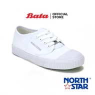 Bata บาจา by North Star รองเท้าผ้าใบ รองเท้านักเรียน แบบผูกเชือก รุ่น NORTHSTAR น้ำตาล  ดำ  ขาว  น้ำ