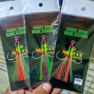 ASSIST HOOK METAL JIG SIZE 1/0 PIKE GID ASSIST HOOK JIG HOOK