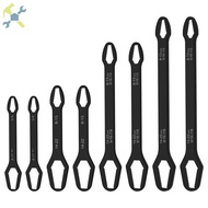 8Pcs Multifunctional Wrench Set Double-head Torx Wrench 5/16inch-7/8inch and 1/8inch-11/16inch Self-