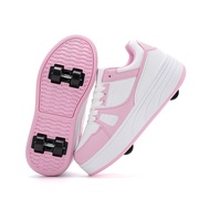Heelys Wheel Shoes for Students - Four-Wheel Detachable Kids' Roller Skates, Ultra-Light Sneakers wi