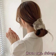 หนังยางรัดผม งานเกาหลี ชีฟองไฮโซรหัสY08