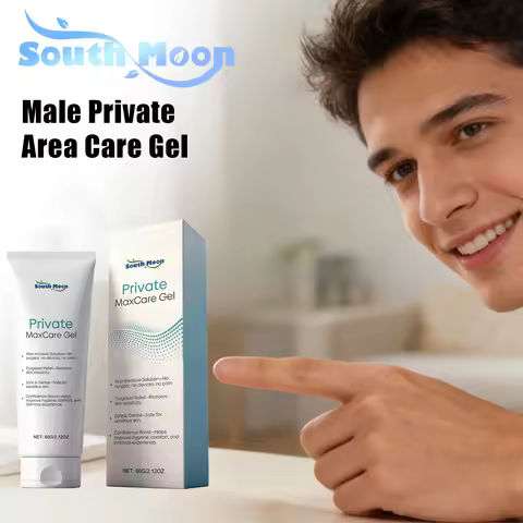 South Moon Men Body Care Gel Soothing Skin Relief Discomfort Promote Blood Circulation Non-Greasy Ma