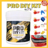 4 FREEGIFT PRO DIY KIT- Magic Paint Black- 100ml Plastic Restorer Black IPC Black Trim Restorer