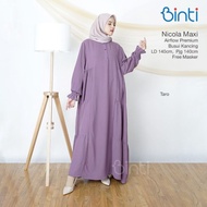 TERLARIS BAJU WANITA DRESS MAXI MIDI Gamis Jumbo Wanita NICOLA Maxy