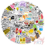 130Pcs/Set ❤ Funny Science Slang - Chemistry & Physics & Biology‌ Mini Diary Manual Stickers ❤ DIY F