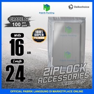 PLASTIC ACCESSORIES ZIPLOCK CLIP MATTE DOFF 16x24 CM SINGLE