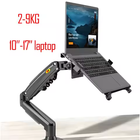 NB F80 with Laptop tray for 10"-17" laptop pad notebook desktop stand gas spring long arm full motio