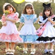 Children Lolita Dress Kindergarten Alice cosplay Stage Costume Maid Costume