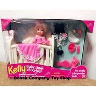 Mattel 1994年 Kelly baby sister of Barbie 芭比娃娃 小凱莉 全新未拆