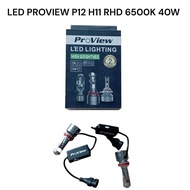 Led Proview H11 P12 RHD 6500K 40W LED FOGLAMP H11